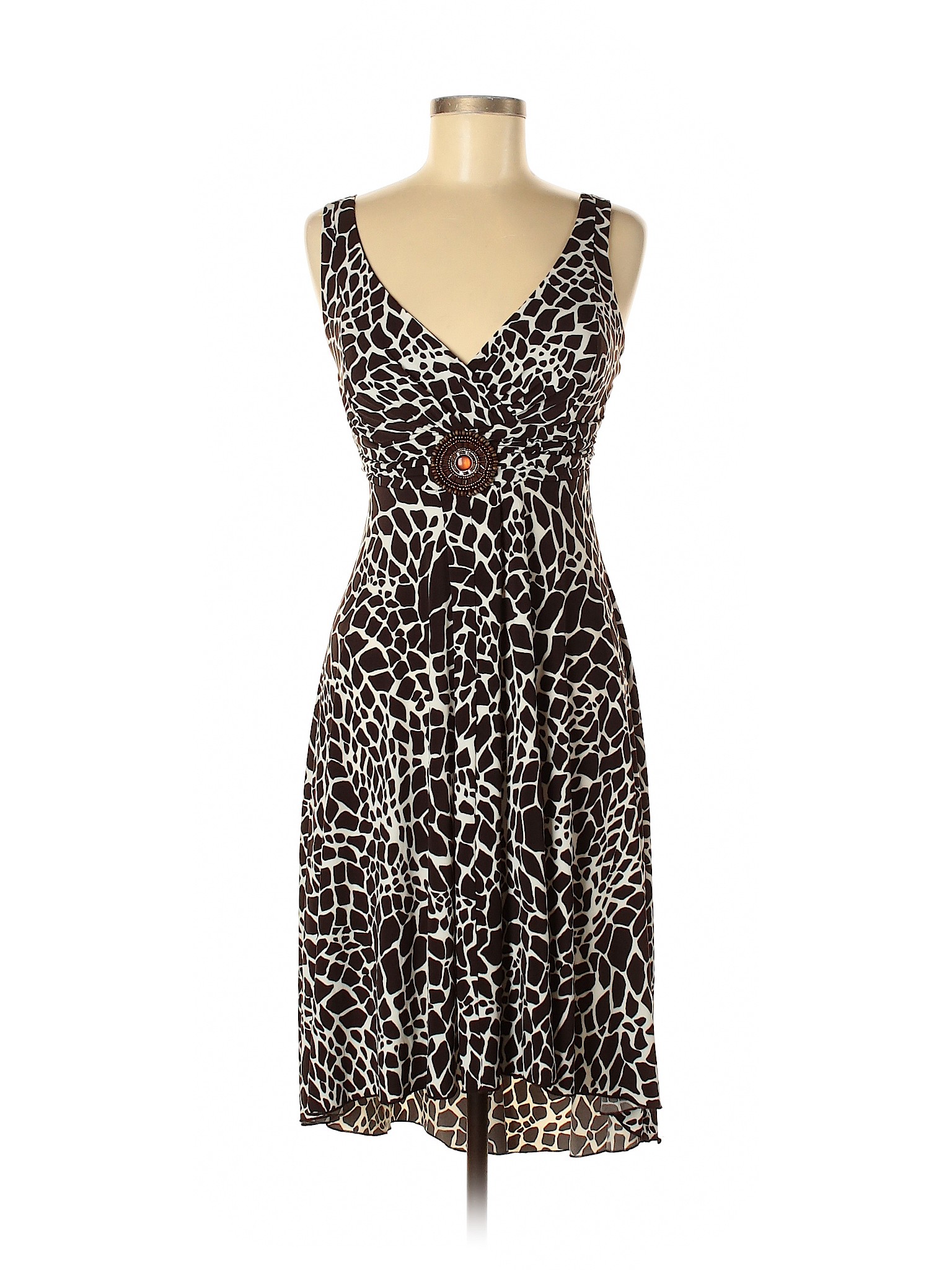 Enfocus Women Brown Casual Dress 8 | eBay