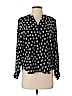 Banana Republic Factory Store 100% Polyester Black Long Sleeve Blouse Size S (petite) - photo 1