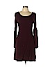 American Eagle Outfitters Burgundy Casual Dress Size L - photo 1