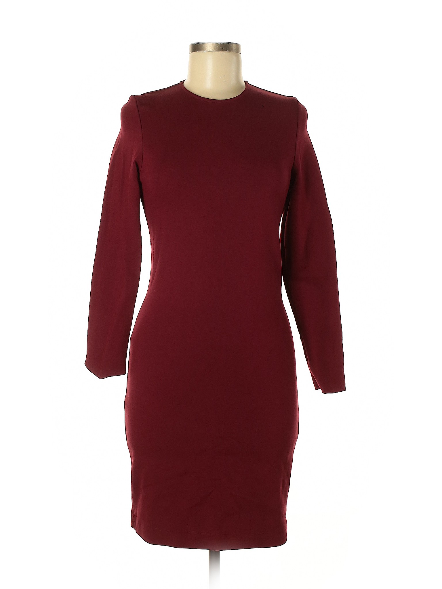 Amour Vert Solid Red Burgundy Casual Dress Size M - 72% off | thredUP