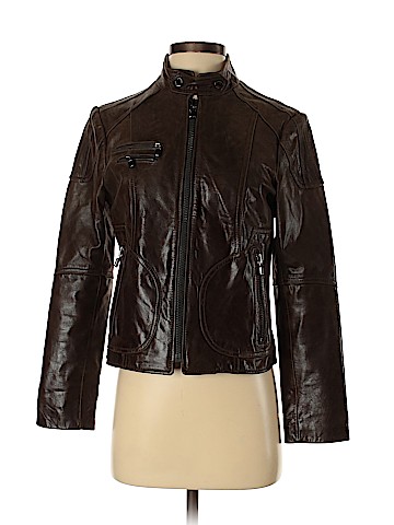 Laundry by Shelli Segal Leather Jacket (view 1)