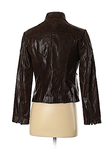 Laundry by Shelli Segal Leather Jacket (view 2)