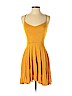 Forever 21 100% Rayon Yellow Casual Dress Size S - photo 1