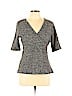 Ann Taylor Black Short Sleeve Top Size L - photo 1
