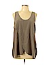 Kain Label 100% Silk Tan Sleeveless Silk Top Size L - photo 1