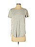Ann Taylor LOFT 100% Polyester Gray Short Sleeve Blouse Size XS - photo 1