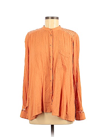 Free People Long Sleeve Button-Down Shirt (view 1)