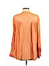 Free People Orange Long Sleeve Button-Down Shirt Size M - photo 2