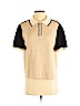 St. John Sport Tan Short Sleeve Polo Size M - photo 1