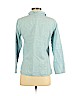 Eileen Fisher 100% Linen Blue Long Sleeve Button-Down Shirt Size P (petite) - photo 2