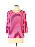 Chico's Pink 3/4 Sleeve Top Size Med Petite (1) - photo 1