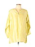 Eileen Fisher Yellow Long Sleeve Blouse Size L - photo 1