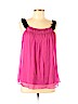 Diane von Furstenberg 100% Silk Pink Sleeveless Silk Top Size 10 - photo 1