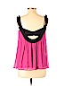 Diane von Furstenberg 100% Silk Pink Sleeveless Silk Top Size 10 - photo 2