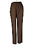 W by Worth 100% Silk Brown Silk Pants Size 6 - photo 2