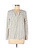 Ann Taylor LOFT 100% Rayon White Long Sleeve Blouse Size M - photo 1