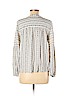 Ann Taylor LOFT 100% Rayon White Long Sleeve Blouse Size M - photo 2