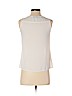 Ann Taylor LOFT 100% Polyester White Sleeveless Blouse Size XS (petite) - photo 2