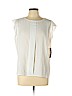 Tahari by ASL 100% Polyester White Short Sleeve Blouse Size L (petite) - photo 1