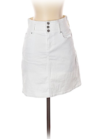 Ann Taylor Denim Skirt (view 1)