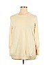 J. Crew Factory Store 100% Cashmere Ivory Cashmere Pullover Sweater Size XL - photo 1