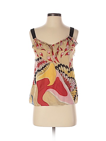 Tibi Sleeveless Silk Top (view 1)