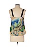 Tibi 100% Silk Yellow Sleeveless Silk Top Size 4 - photo 2