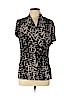 DKNY Black Short Sleeve Blouse Size L - photo 1
