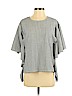 Madewell 100% Cotton Blue Short Sleeve Blouse Size XS - photo 1