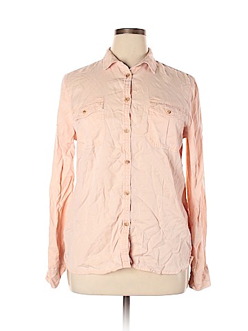 American Eagle Outfitters Long Sleeve Button-Down Shirt (view 1)