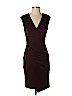 White House Black Market Burgundy Casual Dress Size 4 - photo 1