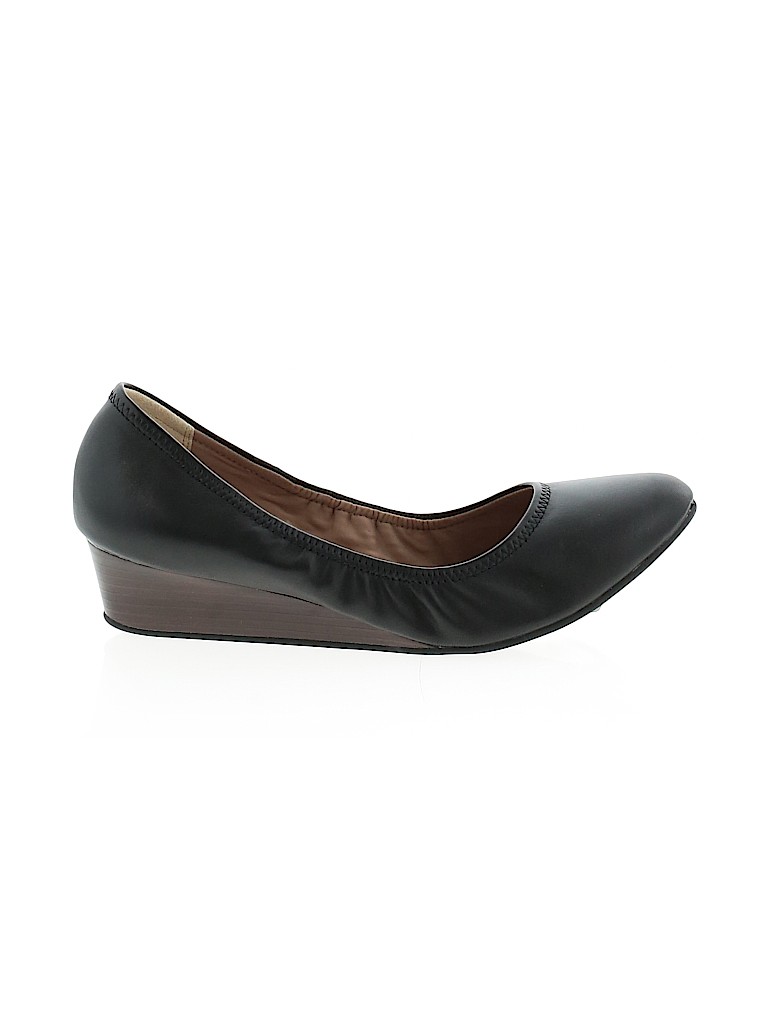 Susina Black Wedges Size 9 - photo 1