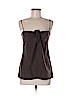 Theory 100% Silk Brown Sleeveless Silk Top Size M - photo 1