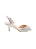 Betsey Johnson Silver Heels Size 7 - photo 1