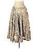 Charles Nolan Gold Silk Skirt Size 10 - photo 2