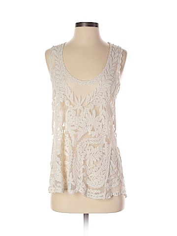 Aqua Sleeveless Top (view 1)