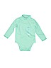 The Children's Place 100% Cotton Green Long Sleeve Onesie 18-24 MO / 24 MO - photo 1
