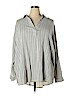 Sonoma Goods for Life Gray Long Sleeve Blouse Size 3X - photo 1