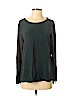 Elie Tahari 100% Silk Green Long Sleeve Silk Top Size S - photo 1