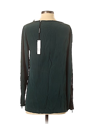 Elie Tahari Long Sleeve Silk Top (view 2)