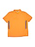 Jk Tech Solid Orange Short Sleeve Polo Size L (youth) - photo 1