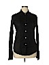 Theory 100% Cotton Black Long Sleeve Button-Down Shirt Size XL - photo 1