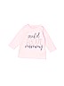 Assorted Brands 100% Cotton Graphic Pink Long Sleeve T-Shirt Size M (kids) - photo 1