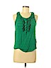 Marc by Marc Jacobs 100% Cotton Green Sleeveless Top Size M - photo 1
