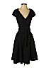 Diane von Furstenberg 100% Wool Black Casual Dress Size 4 - photo 1