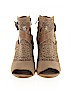 Shoedazzle Tan Ankle Boots Size 7 - photo 2