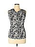 Ann Taylor Black Sleeveless Top Size L (petite) - photo 1