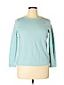 Ann Taylor Blue Wool Pullover Sweater Size L (petite) - photo 1