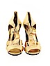 BCBGMAXAZRIA Gold Heels Size 7 - photo 2