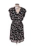 DR2 100% Polyester Black Casual Dress Size L - photo 2